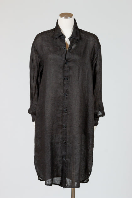 CP Shades Harper Shirt Dress (Linen) {Black/White} – LISSA the Shop