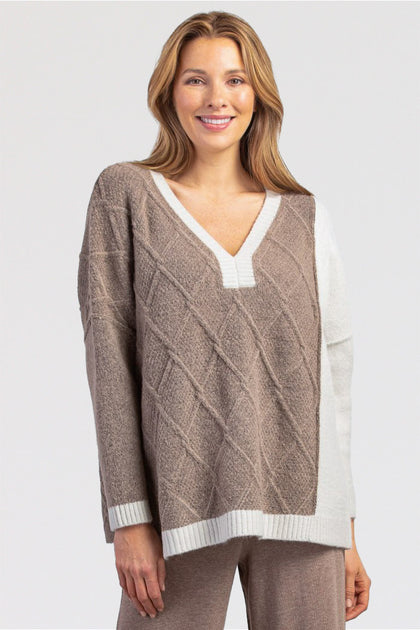 Cabin Knit V-Neck Sweater