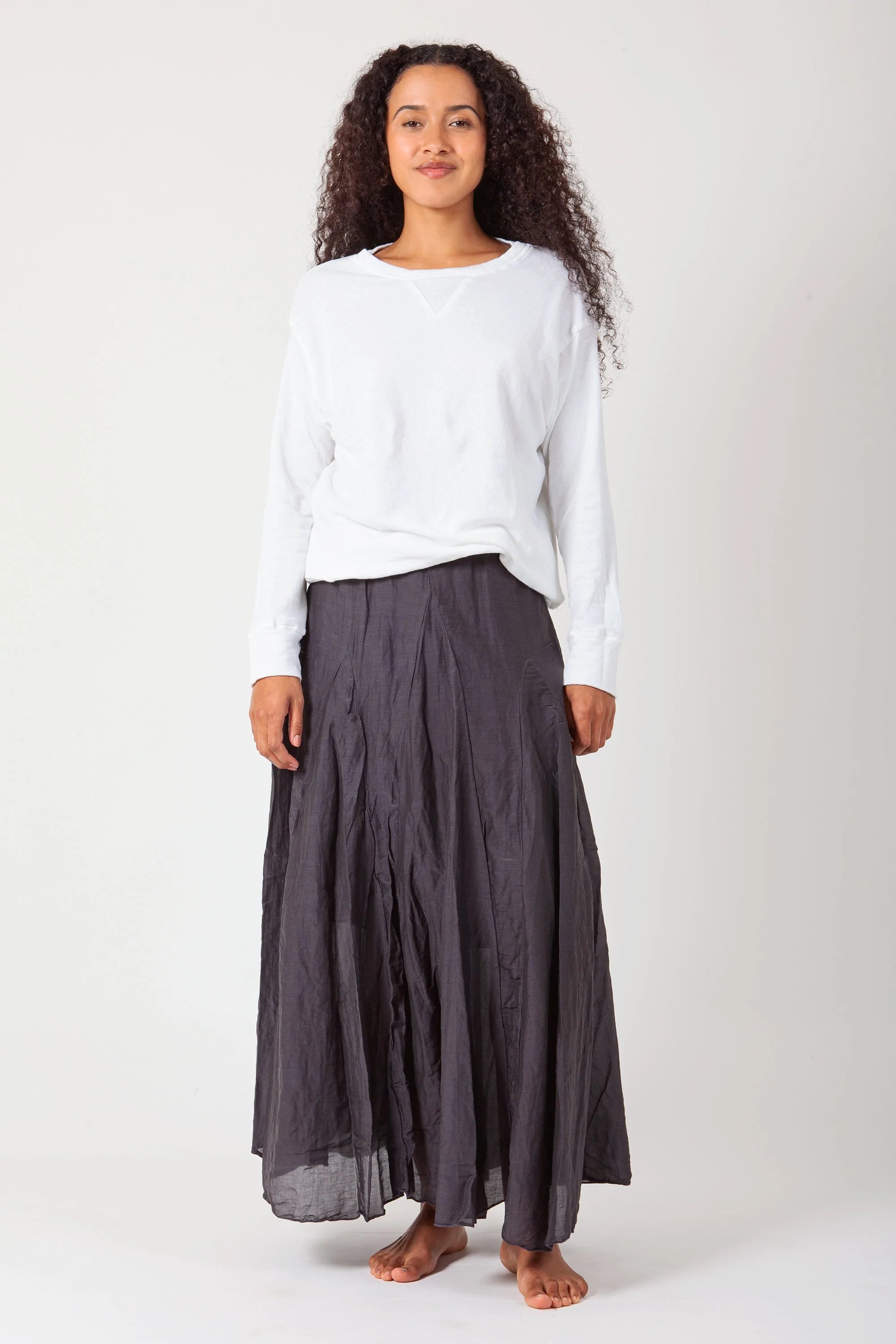 Lily cotton maxi skirt best sale