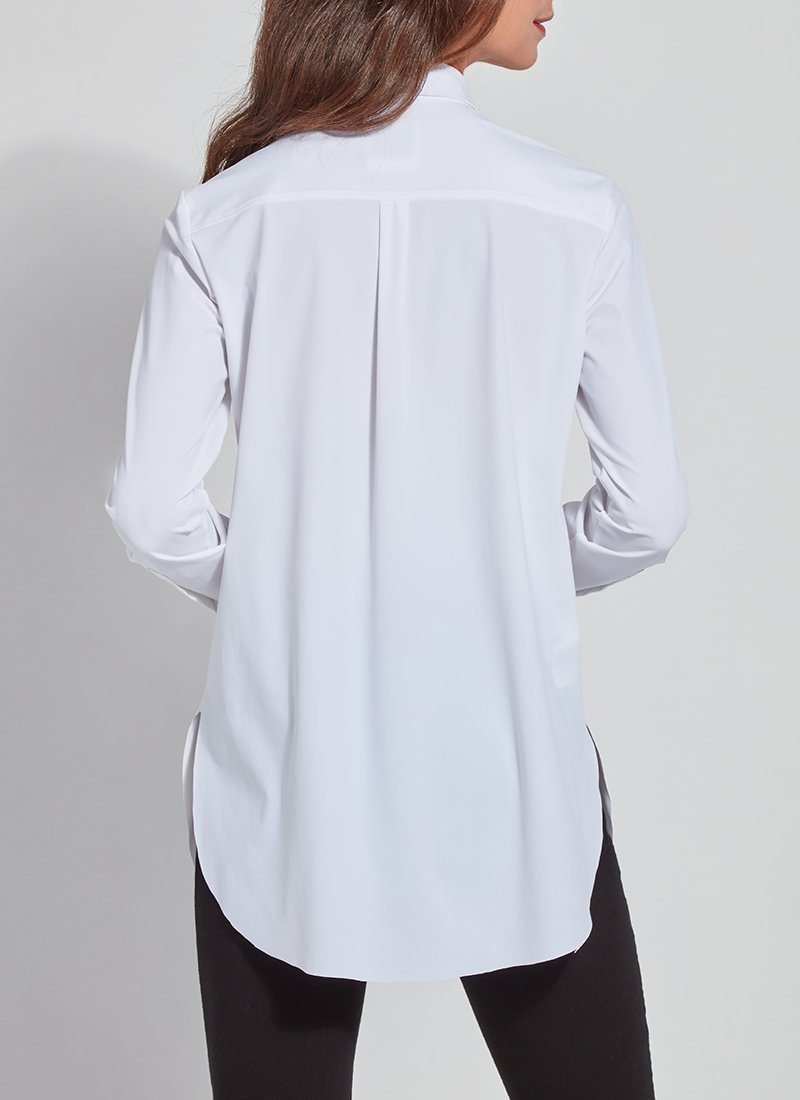 Lysse Schiffer Button Down Shirt White