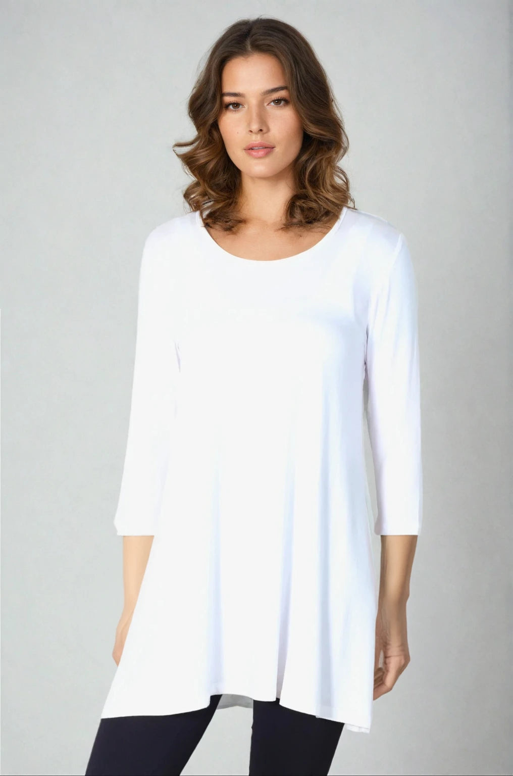 Chalet Basic 3/4 Sleeve Tunic (Modal)