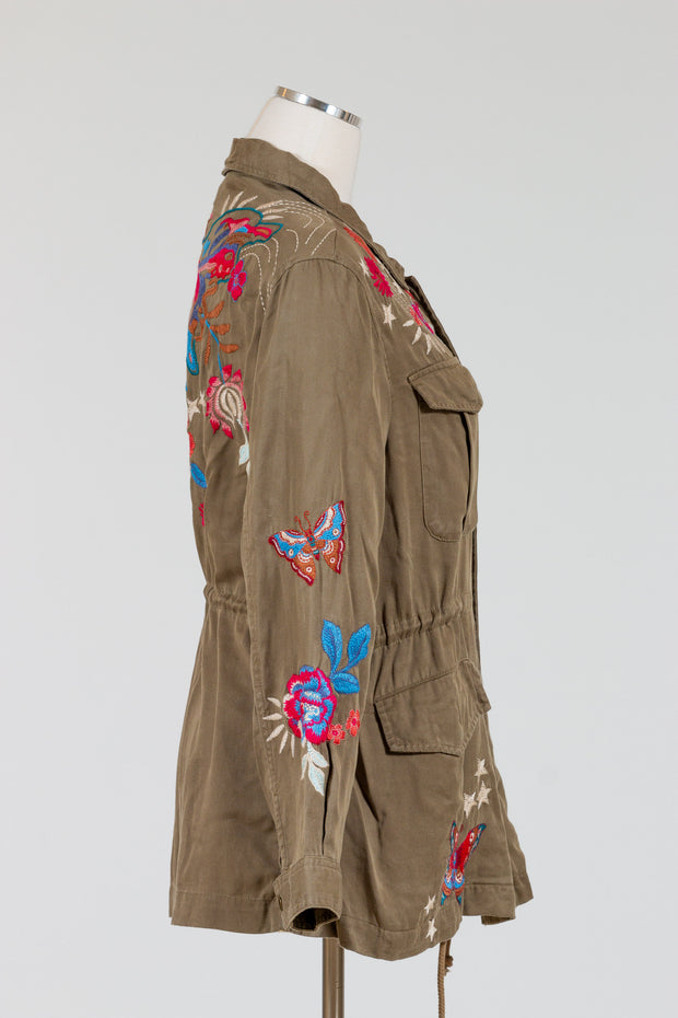 Army Green Military Jacket – Alycia Mikay Fashion