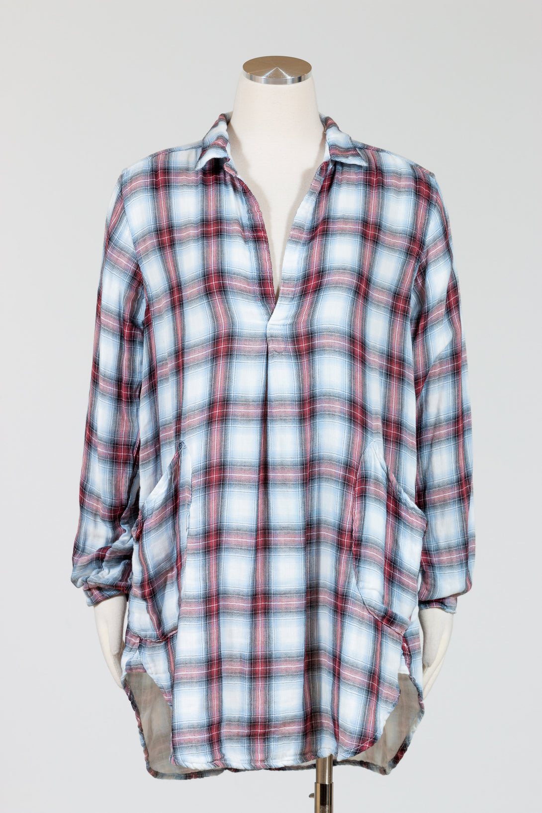 CPShades-Teton-Tunic-Top-Cotton-Plaid-Red-Blue