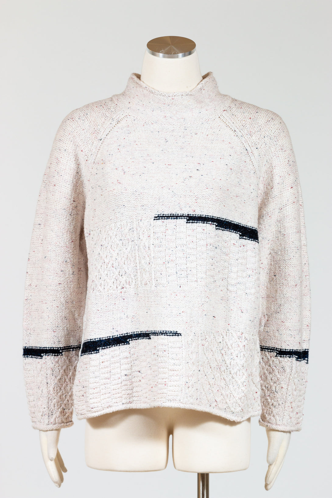 Habitat-Cable-Chic-Sweater-Knit-Black-White