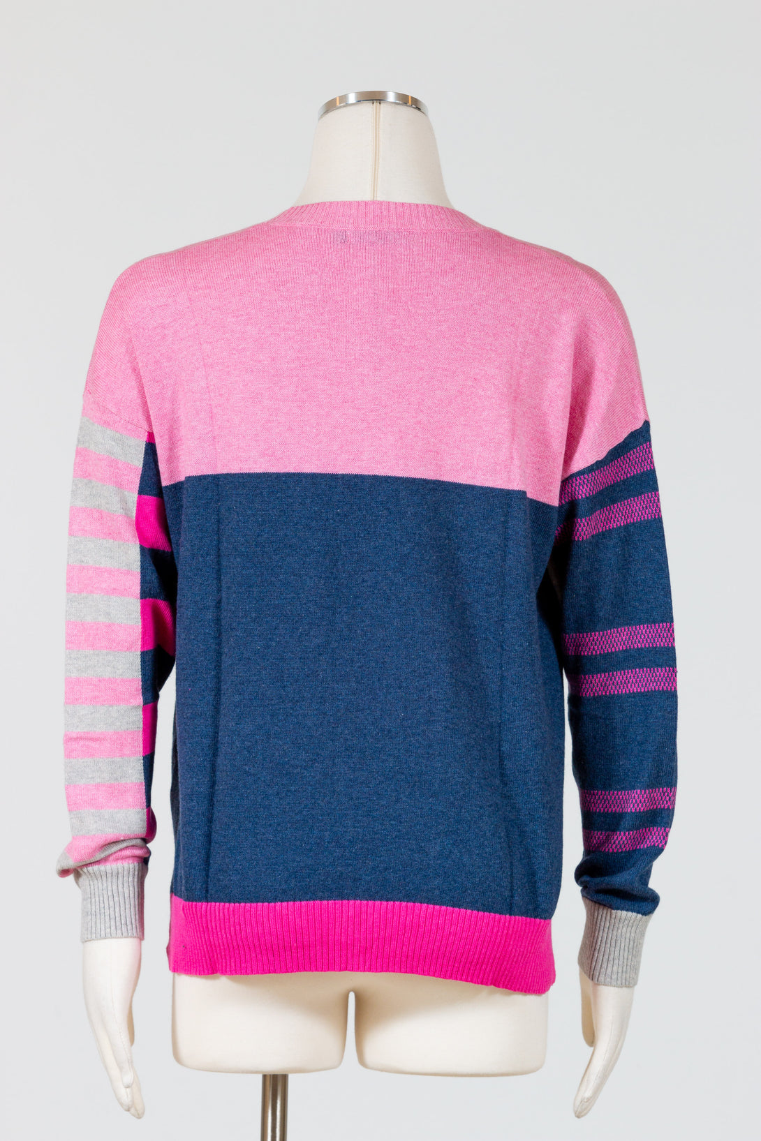 ZaketPlover-Eclectic-Intarsia-Sweater-Floss-Pink-Blue