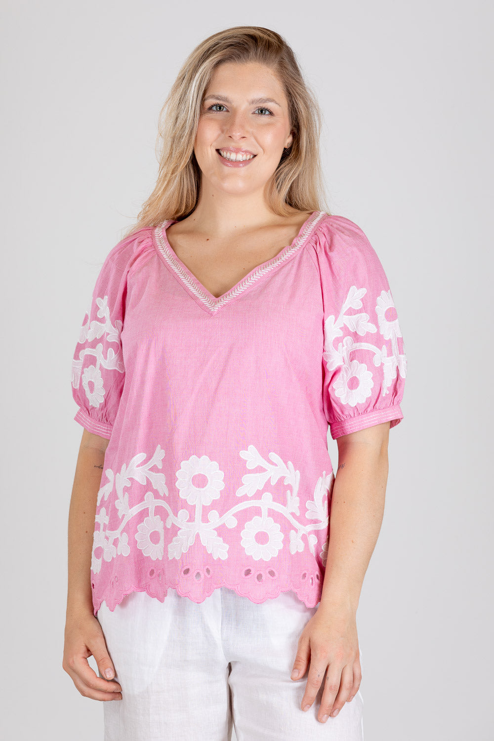 Rose and Rose Anacapri Top