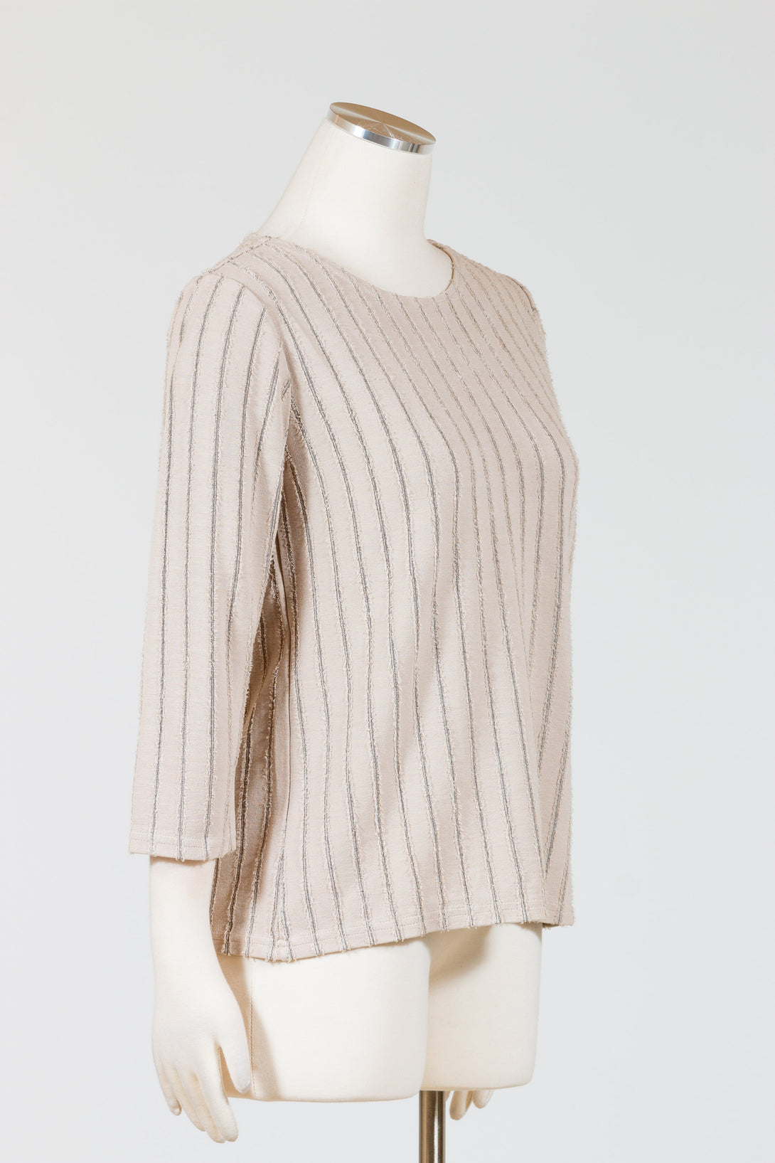 CutLoose-Clothing-34Sleeve-BoatNeck-Top-Moonbeam-Beige-Stripes