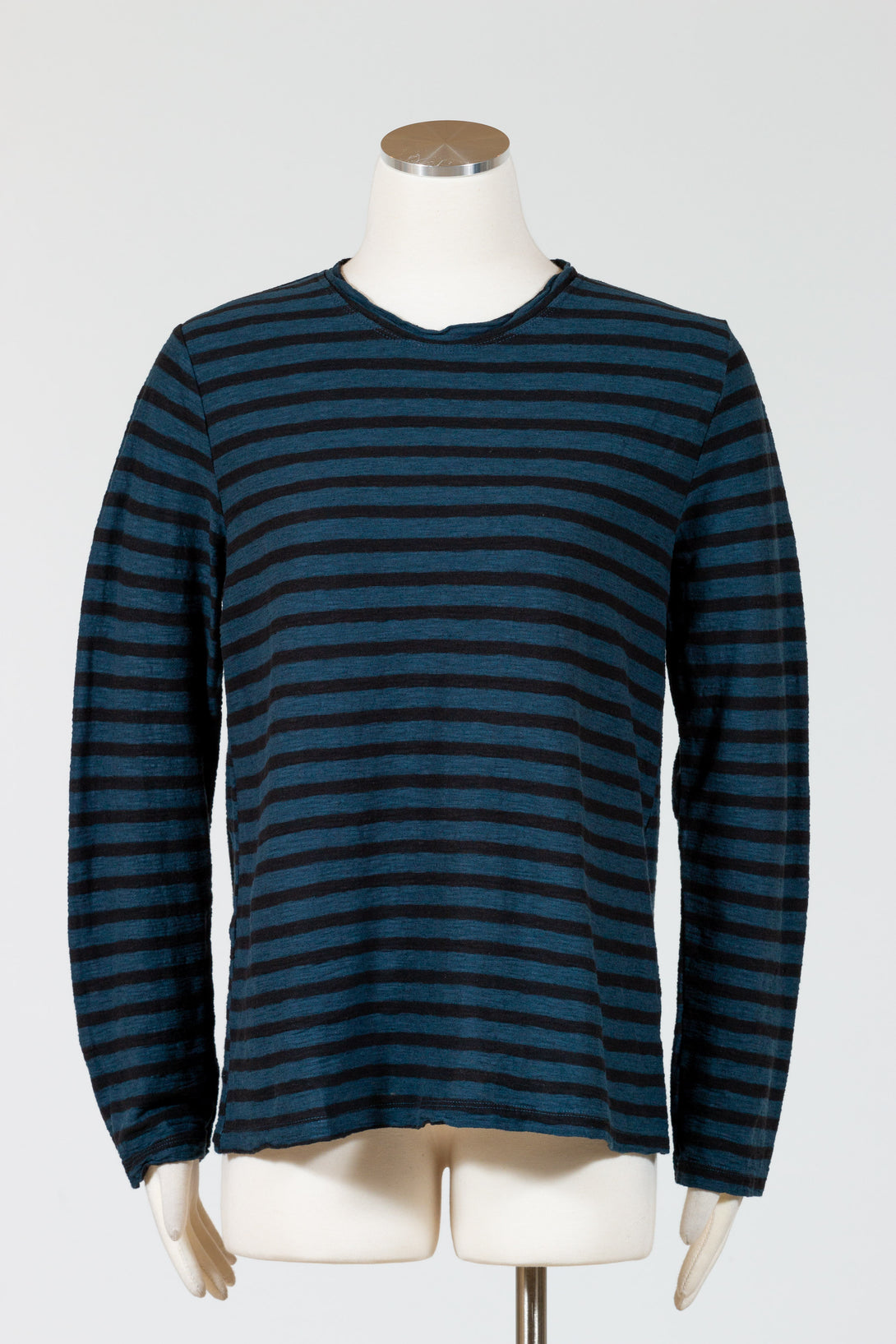 CutLoose-Clothing-LongSleeve-Easy-Tee-Night-Blue-Black-Stripe