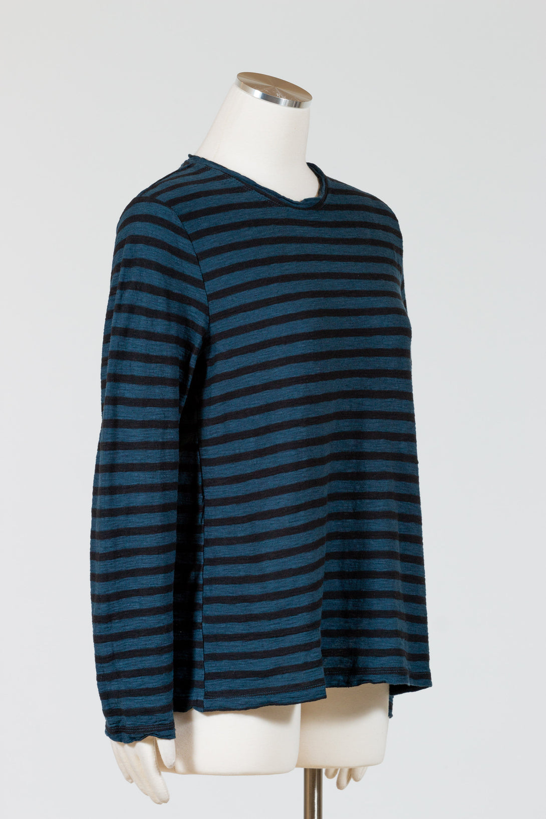 CutLoose-Clothing-LongSleeve-Easy-Tee-Night-Blue-Black-Stripe