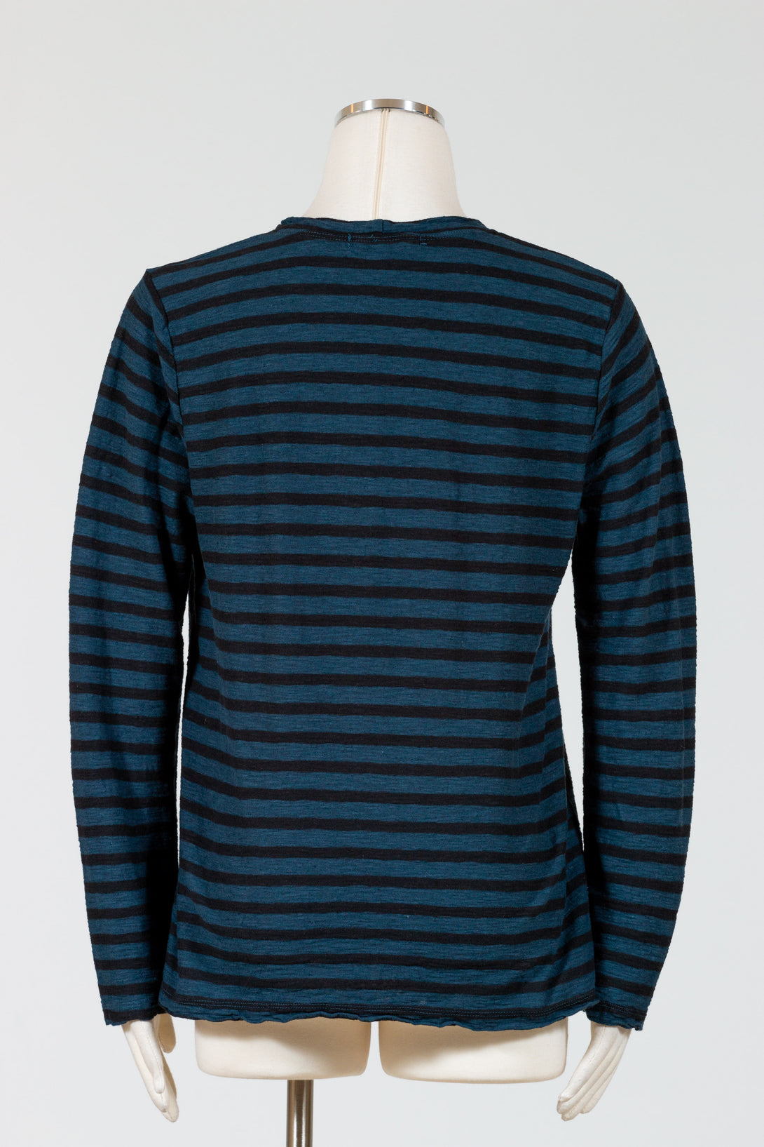 CutLoose-Clothing-LongSleeve-Easy-Tee-Night-Blue-Black-Stripe