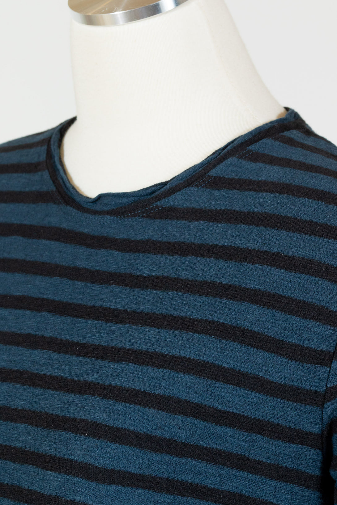 CutLoose-Clothing-LongSleeve-Easy-Tee-Night-Blue-Black-Stripe