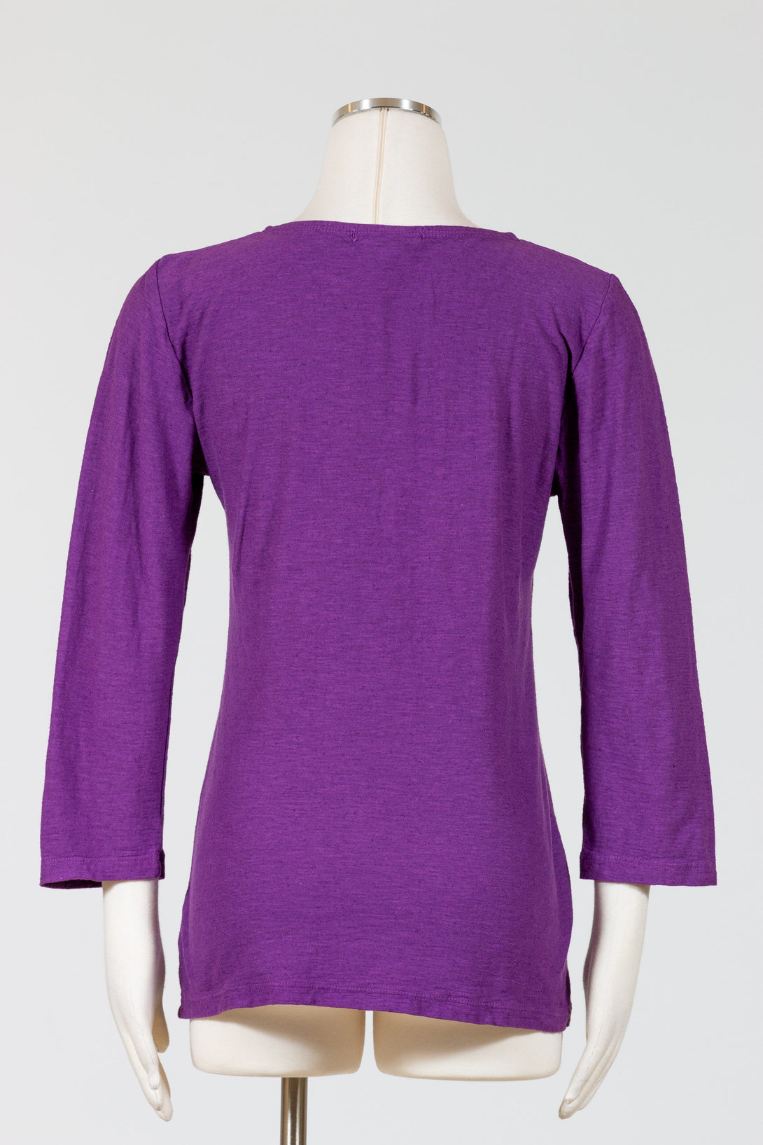 CutLoose-Clothing-34Sleeve-TuckFront-Tee-Mulberry-Purple