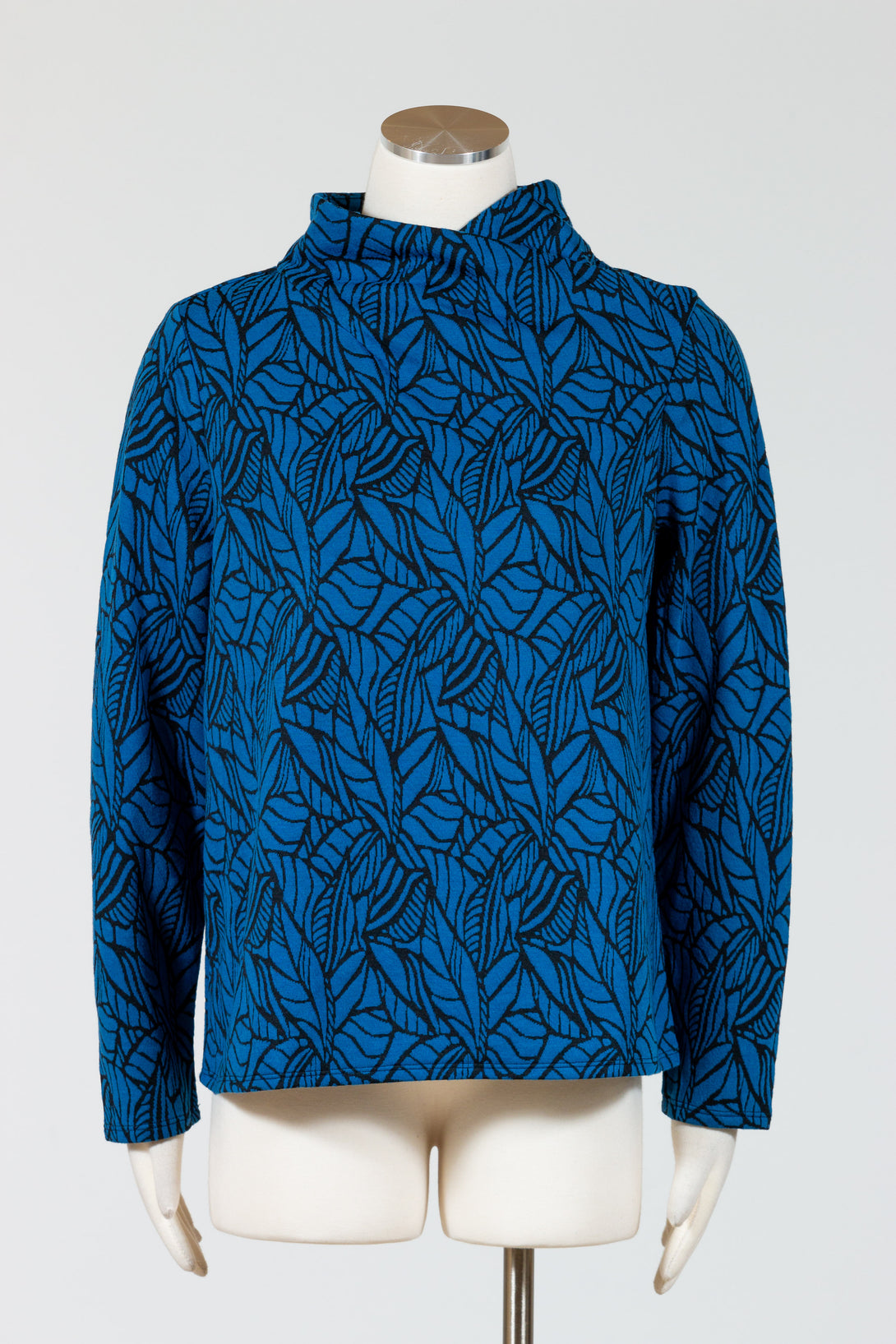 Habitat-Clothing-FallingLeaves-WrapNeck-Top-Cobalt-Blue