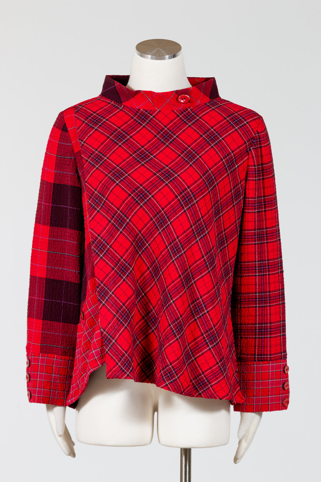 Habitat-Clothing-GirlGonePlaid-ButtonCuff-Top-Apple-Red-Plaid