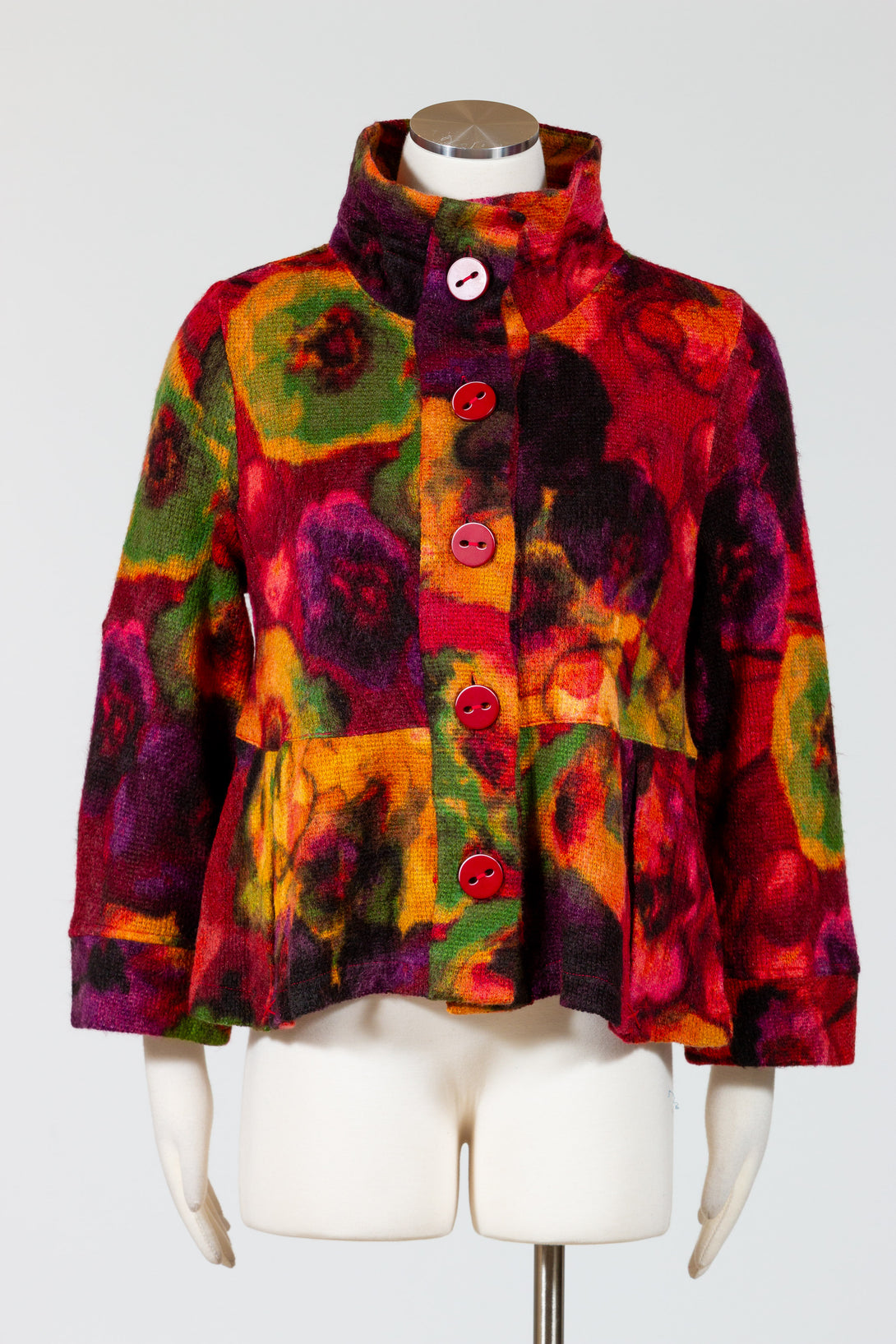 Habitat-Clothing-Abstract-Floral-Retro-Jacket-Apple-Red