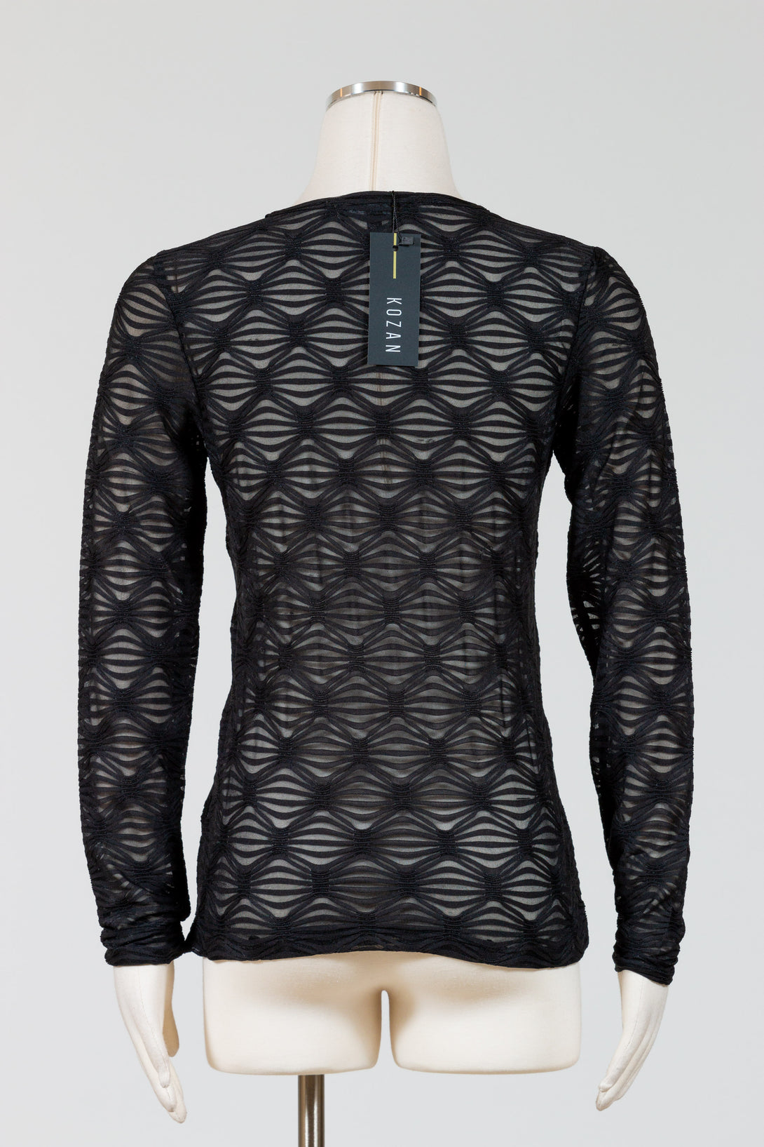 Kozan-Clothing-Mika-Tee-Mesh-Polyester-Spandex-Pitch-Black-Pattern