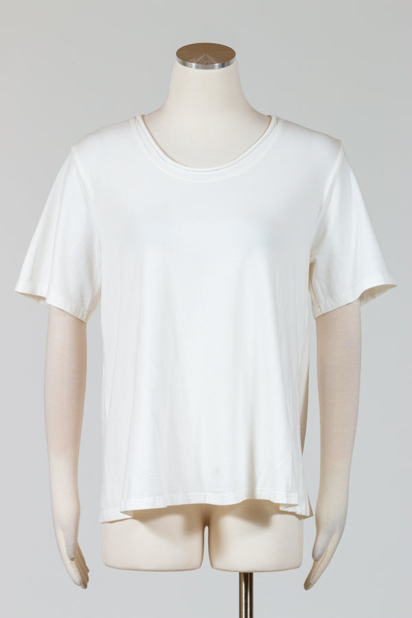 Kleen-Clothing-ShortSleeve-Top-Laundered-Cotton-White