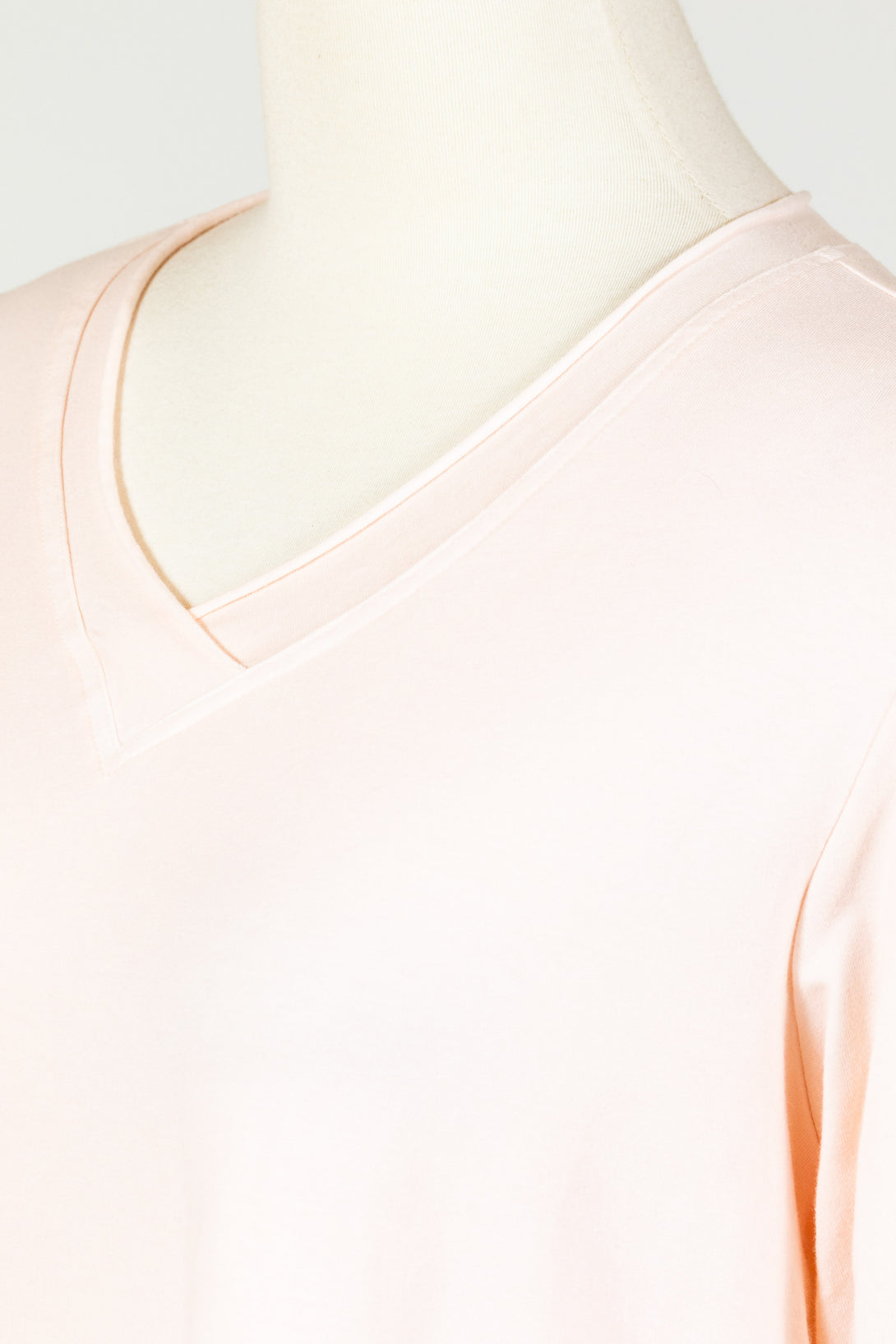 Kleen-Clothing-VNeck-Top-Tee-Cotton-Ice-Pink