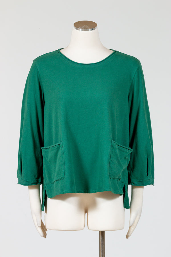 Kleen-Clothing-Top-Tee-Pocket-Cotton-Pine-Green