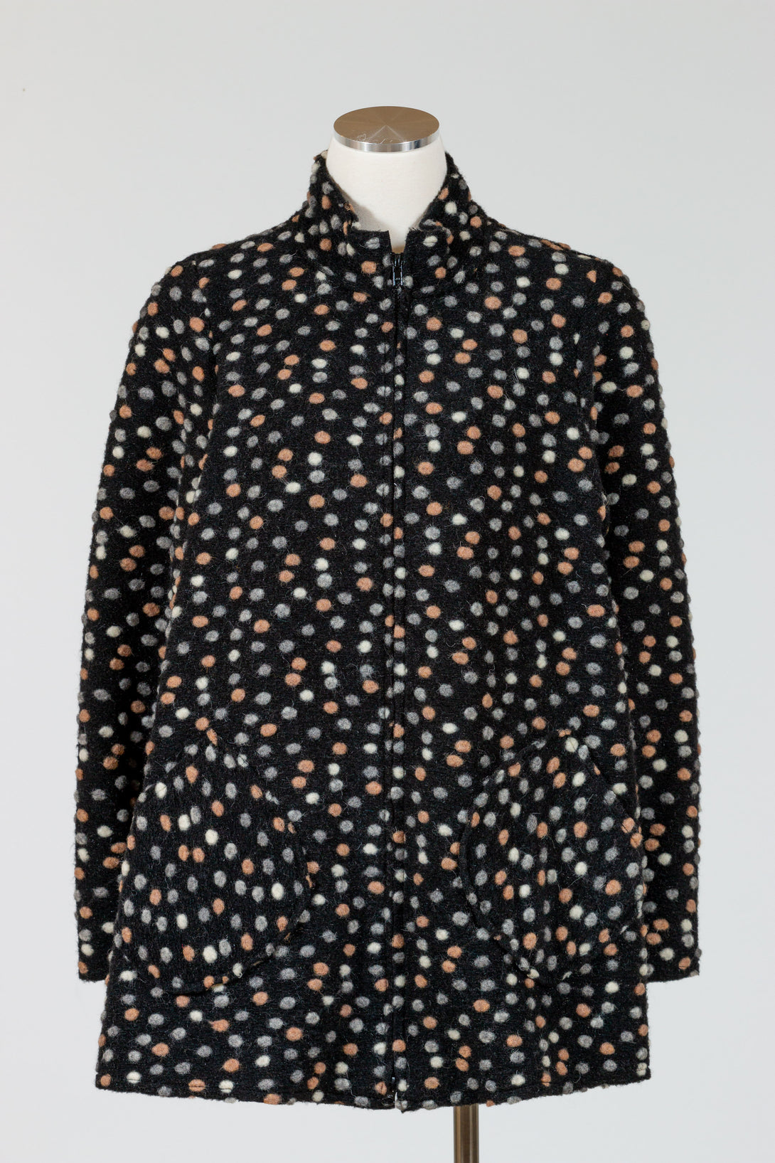 CutLoose-Clothing-Coat-Jacket-Black-Dots