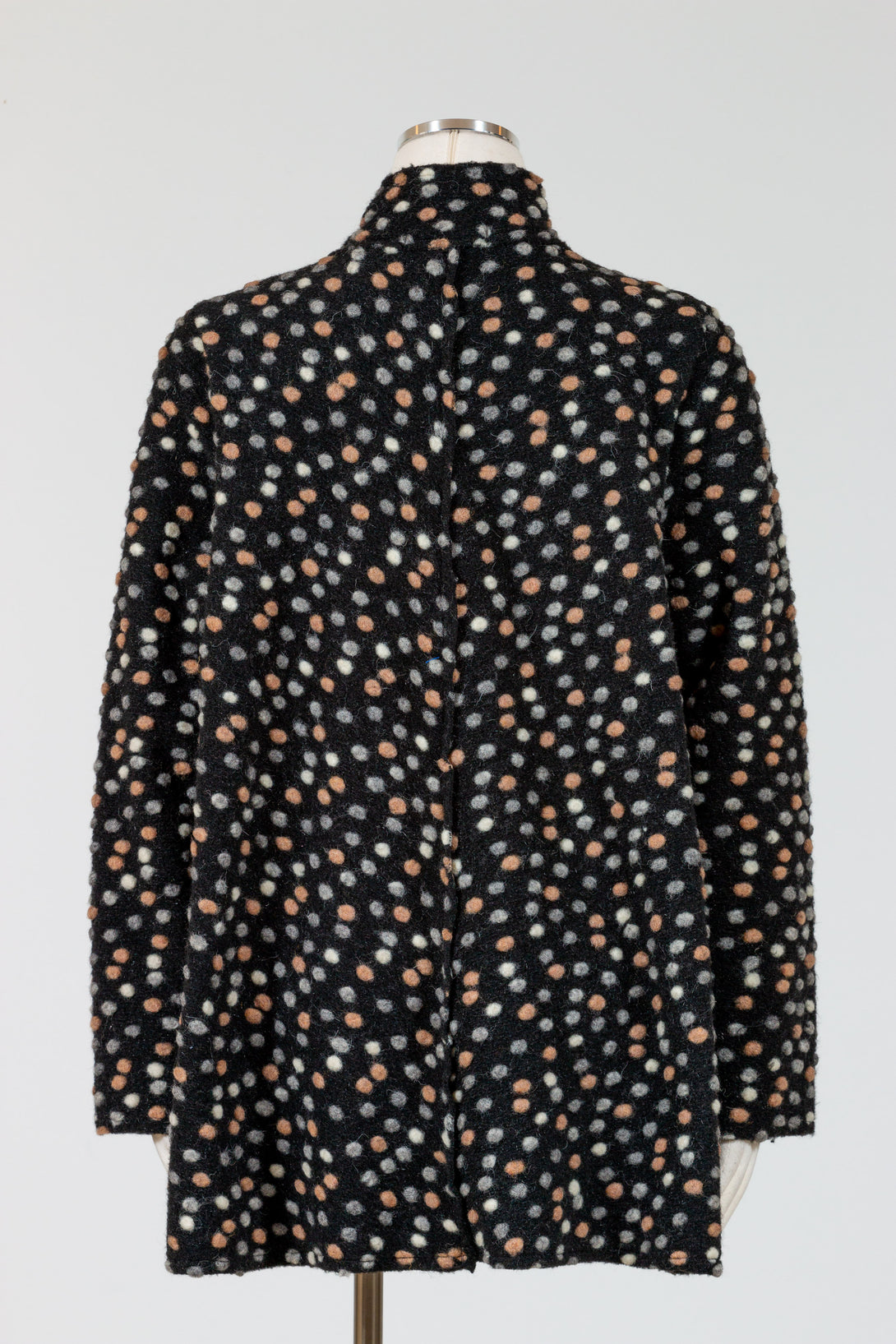 CutLoose-Clothing-Coat-Jacket-Black-Dots