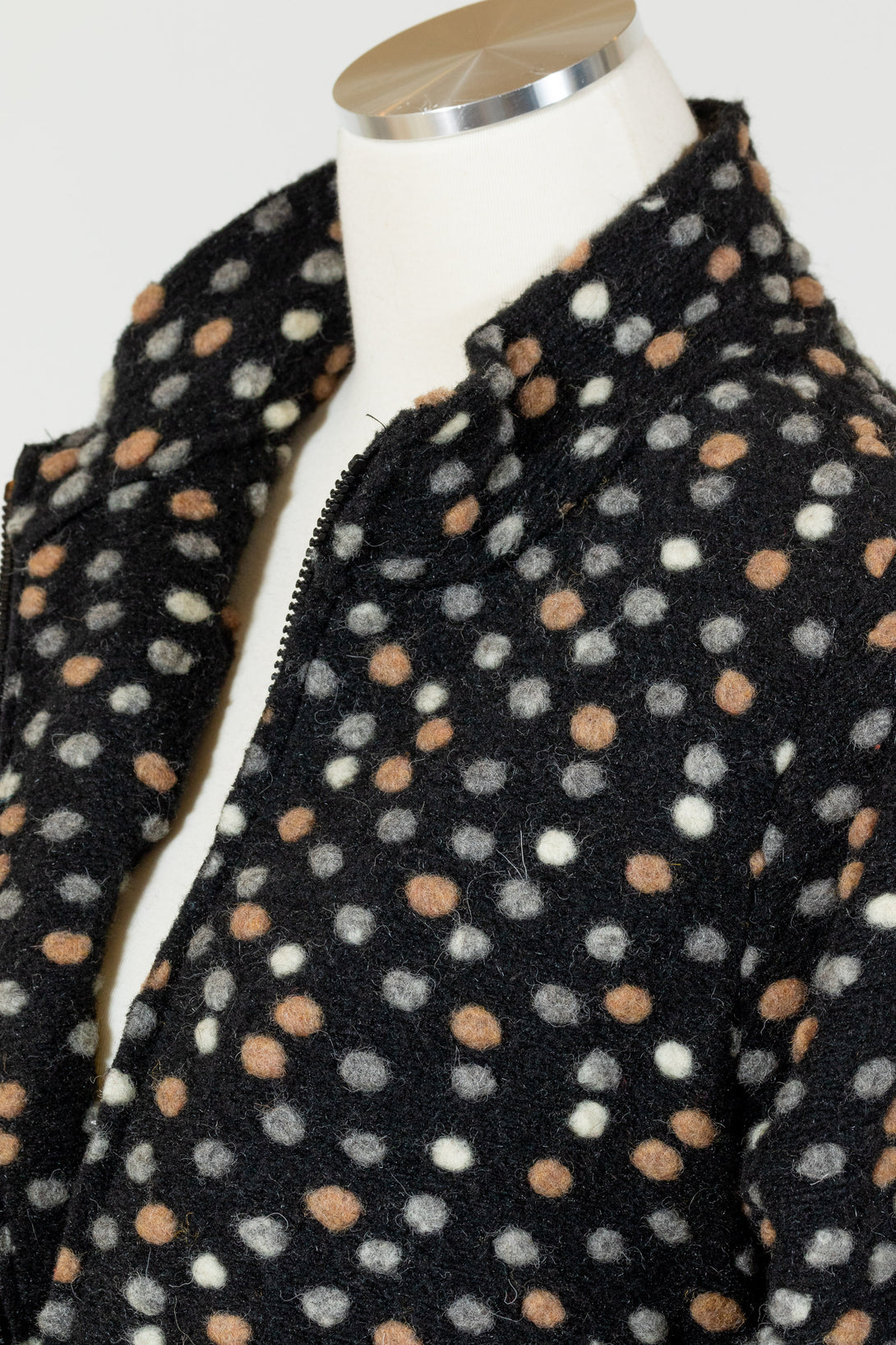 CutLoose-Clothing-Coat-Jacket-Black-Dots