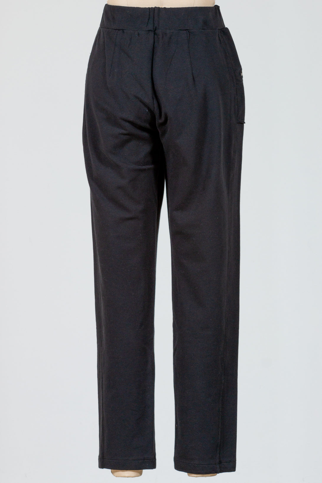 LIV-Habitat-Womens-Clothing-Fleece-Slim-Pant-Modal-Cotton-Black