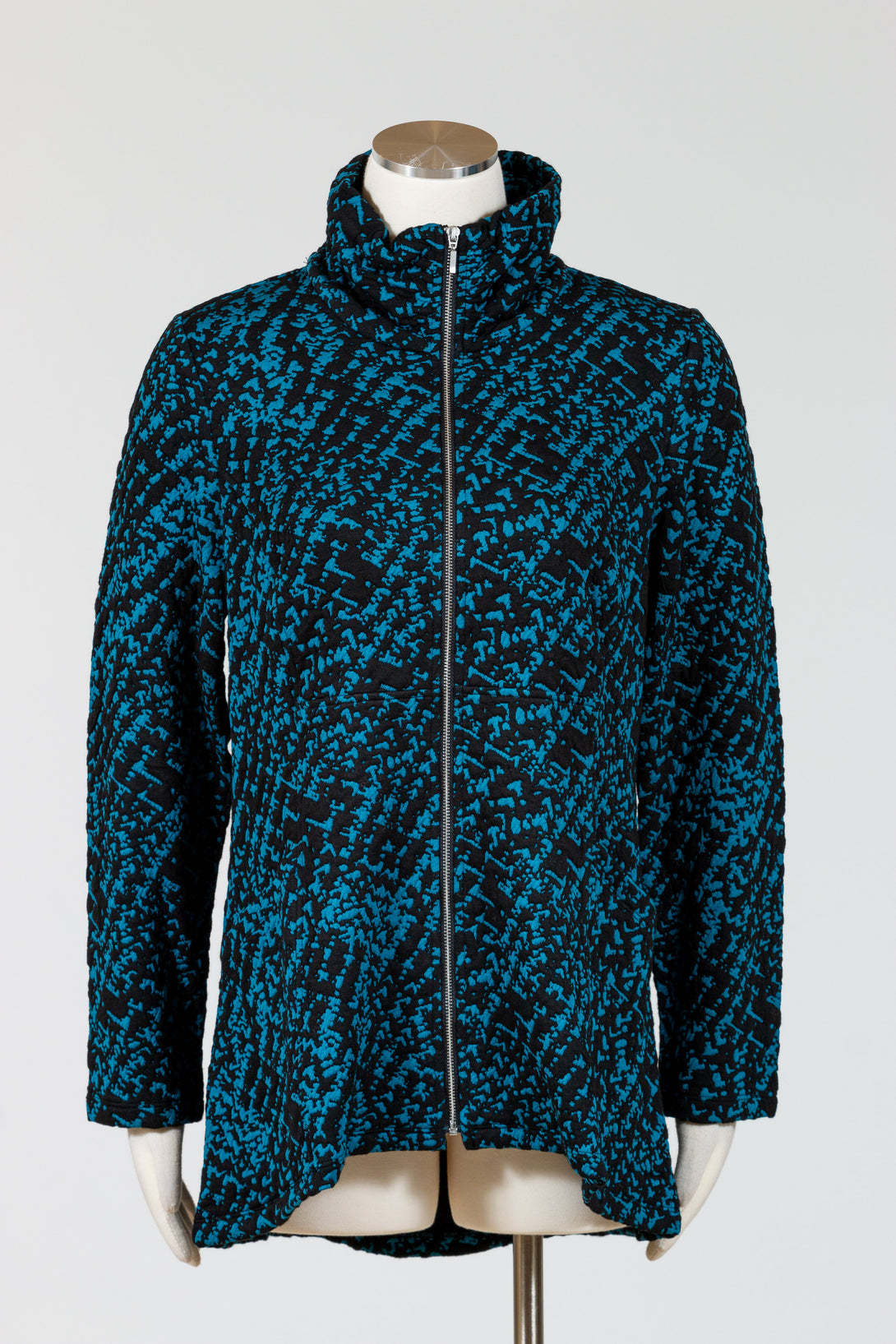 LIV-Habitat-Womens-Clothing-Nouveau-Knits-Swing-Jacket-Puckered-Stretch-Knit-Ocean-Blue