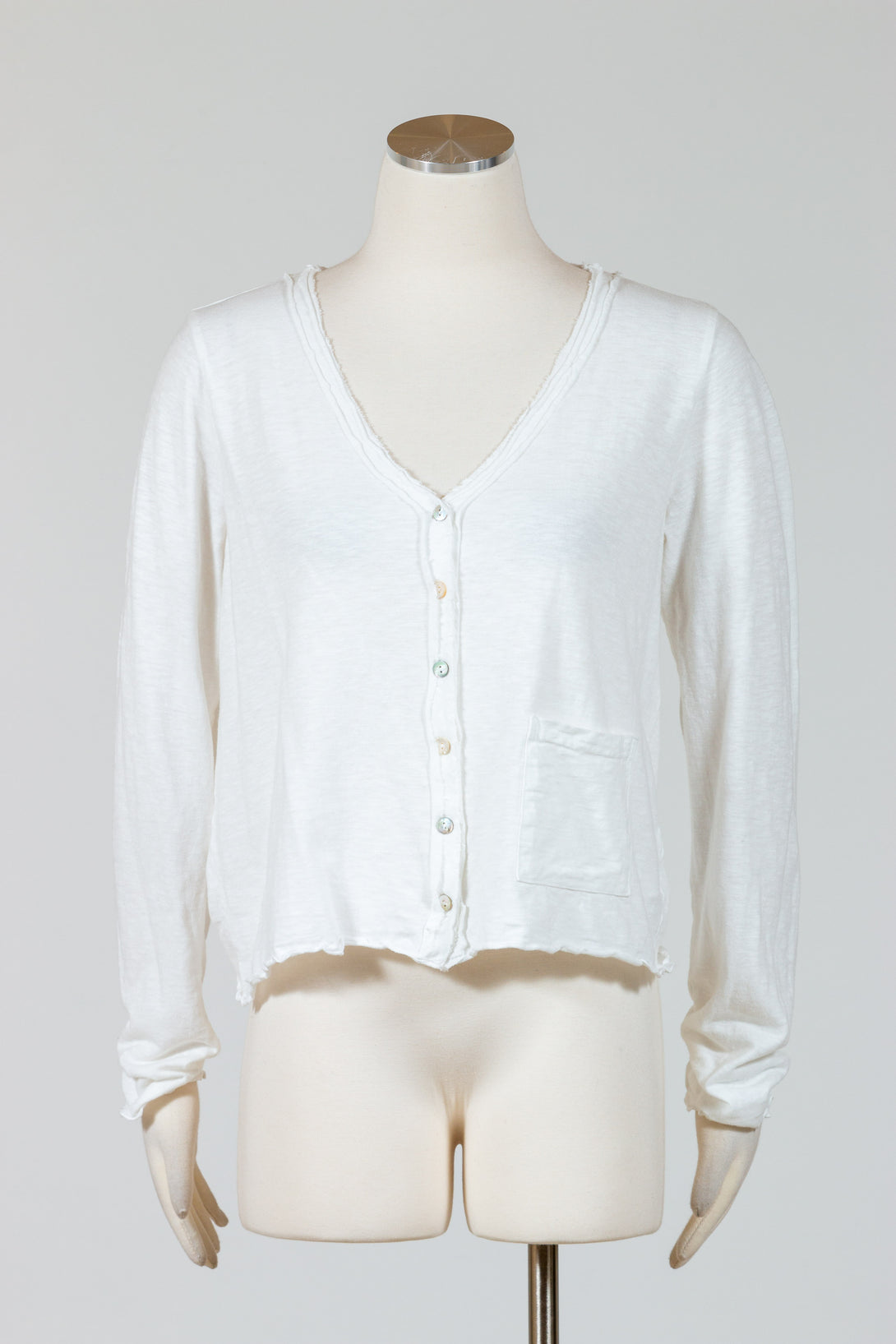 CutLoose-Womens-Clothing-Fashion-Cropped-Pocket- Cardigan-Cotton-Linen-White