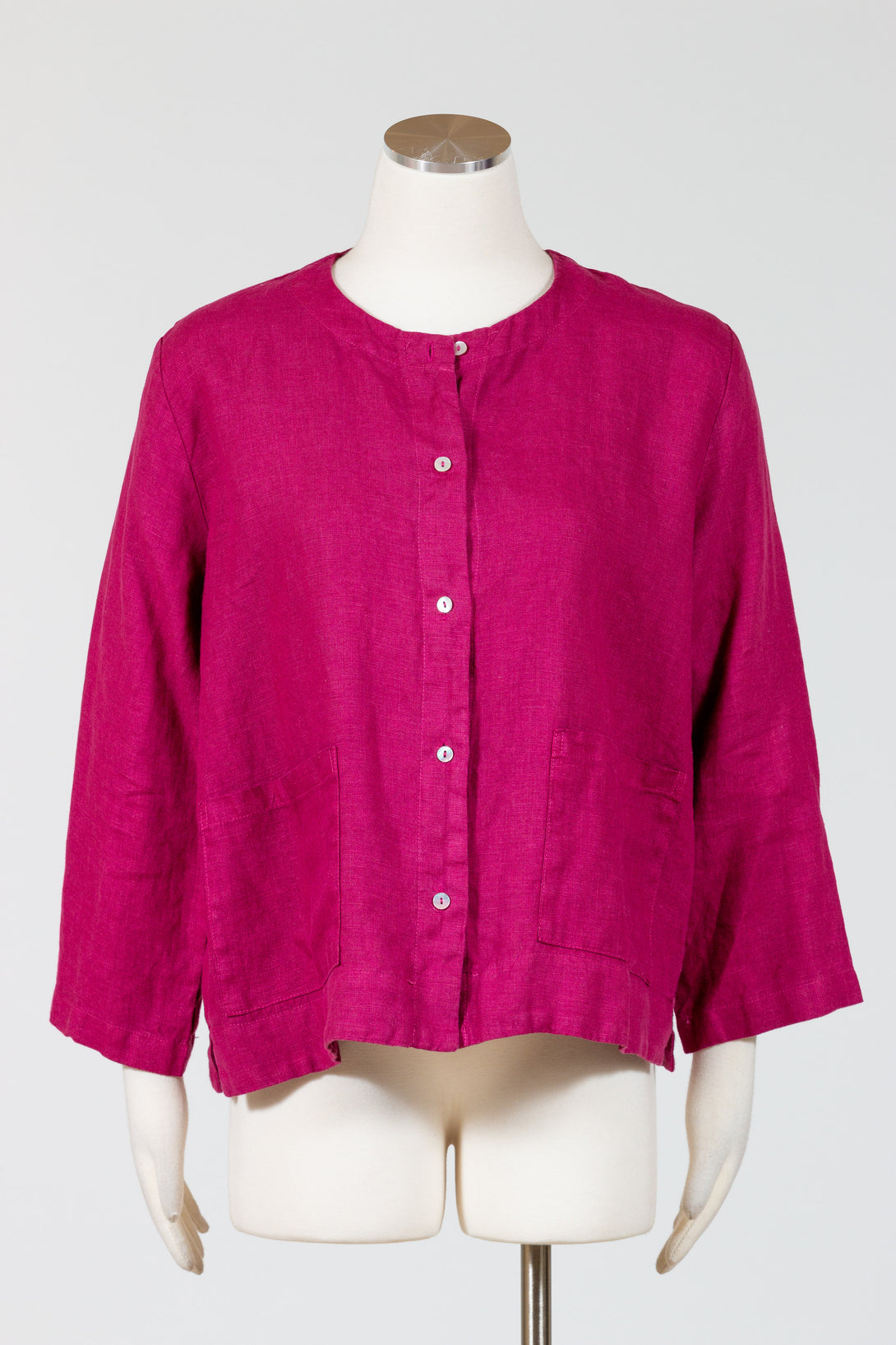 CutLoose-Womens-Clothing-Fashion-Cropped-Jacket-Linen-Rhubarb-Pink