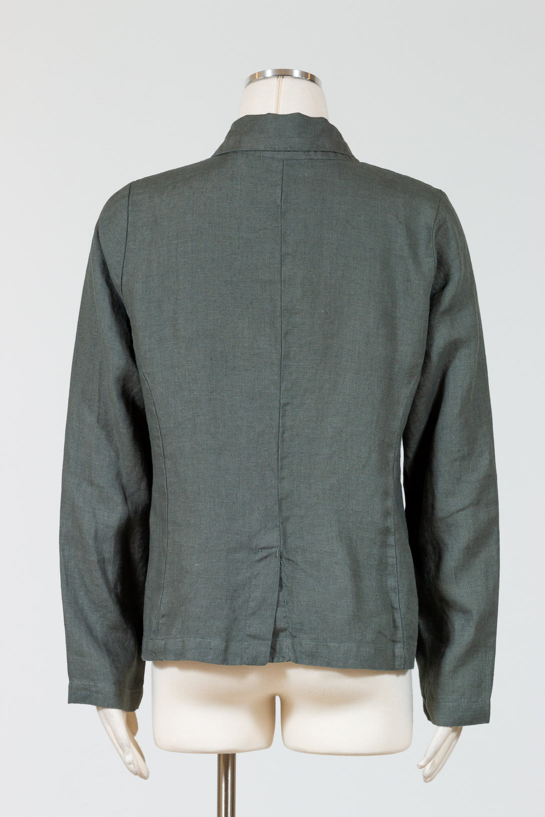 CutLoose-Womens-Clothing-Fashion-Button-Blazer-Linen-Clay-Green