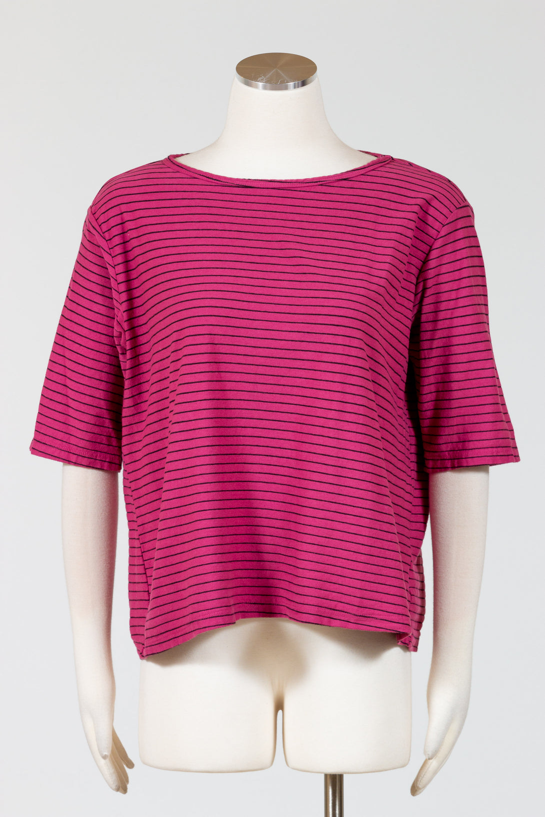 CutLoose-Womens-Clothing-Fashion-Elbow-Top-Cotton-Linen- Rhubarb-Pink