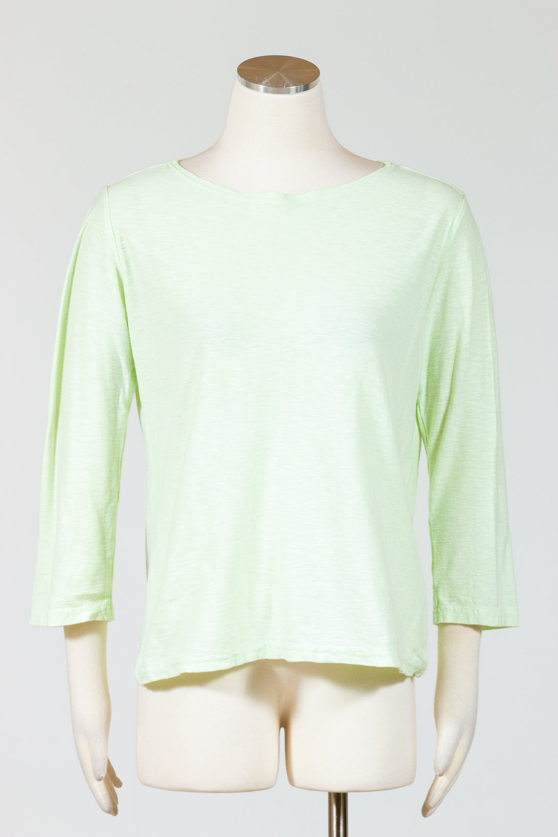 CutLoose-Womens-Clothing-Fashion-Boatneck-Top-Shirt-Cotton-Linen-Mint-Green