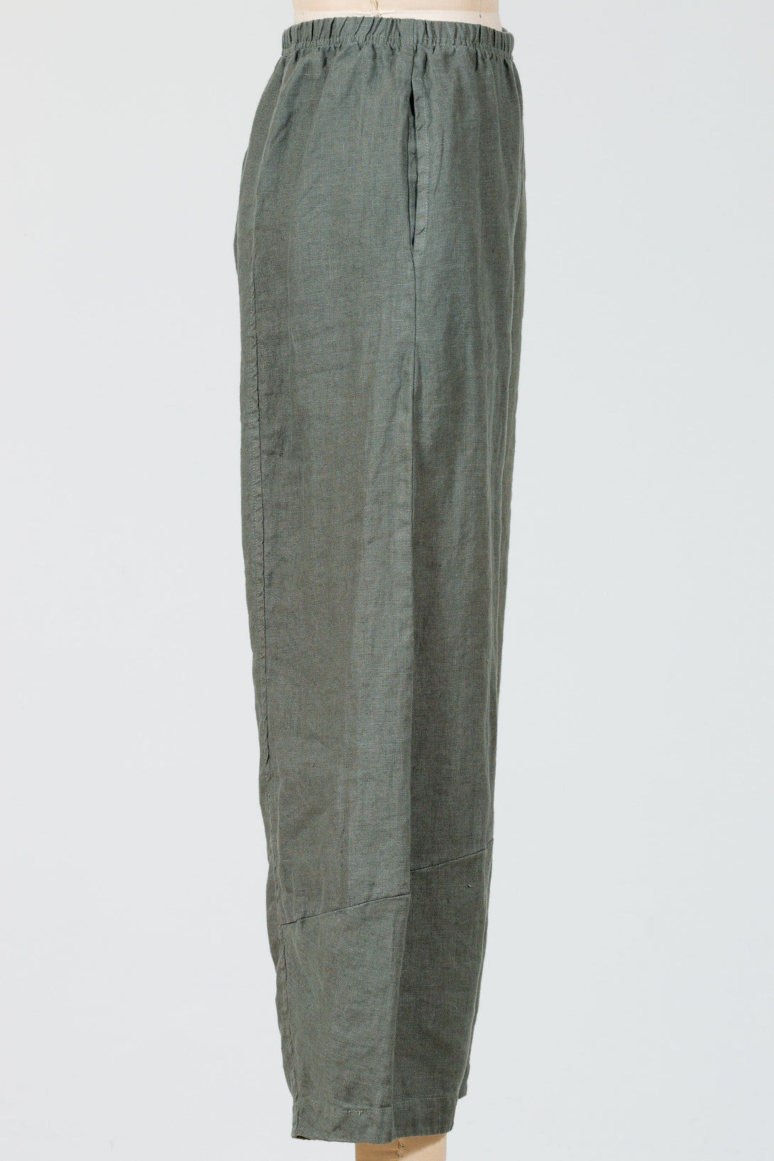 CutLoose-Womens-Clothing-Fashion-Knit-Crop-Lantern-Pant-Elastic-Cotton-Linen-Clay-Green