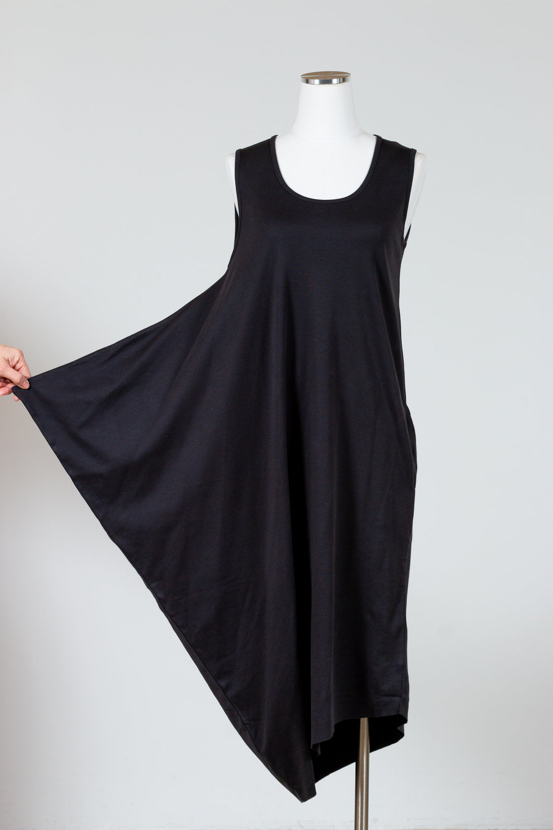 PLANET by Lauren G's Waterfall Dress Black