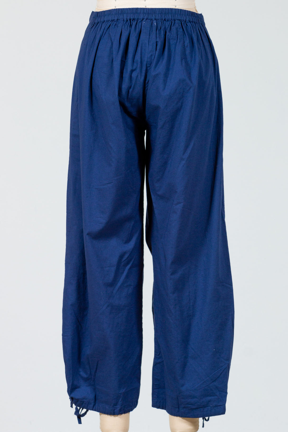 Tulip-Womens-Clothing-Scooter-Pant-Cotton- -Cropped-WideLeg-Elastic-Pockets-Blue-Navy