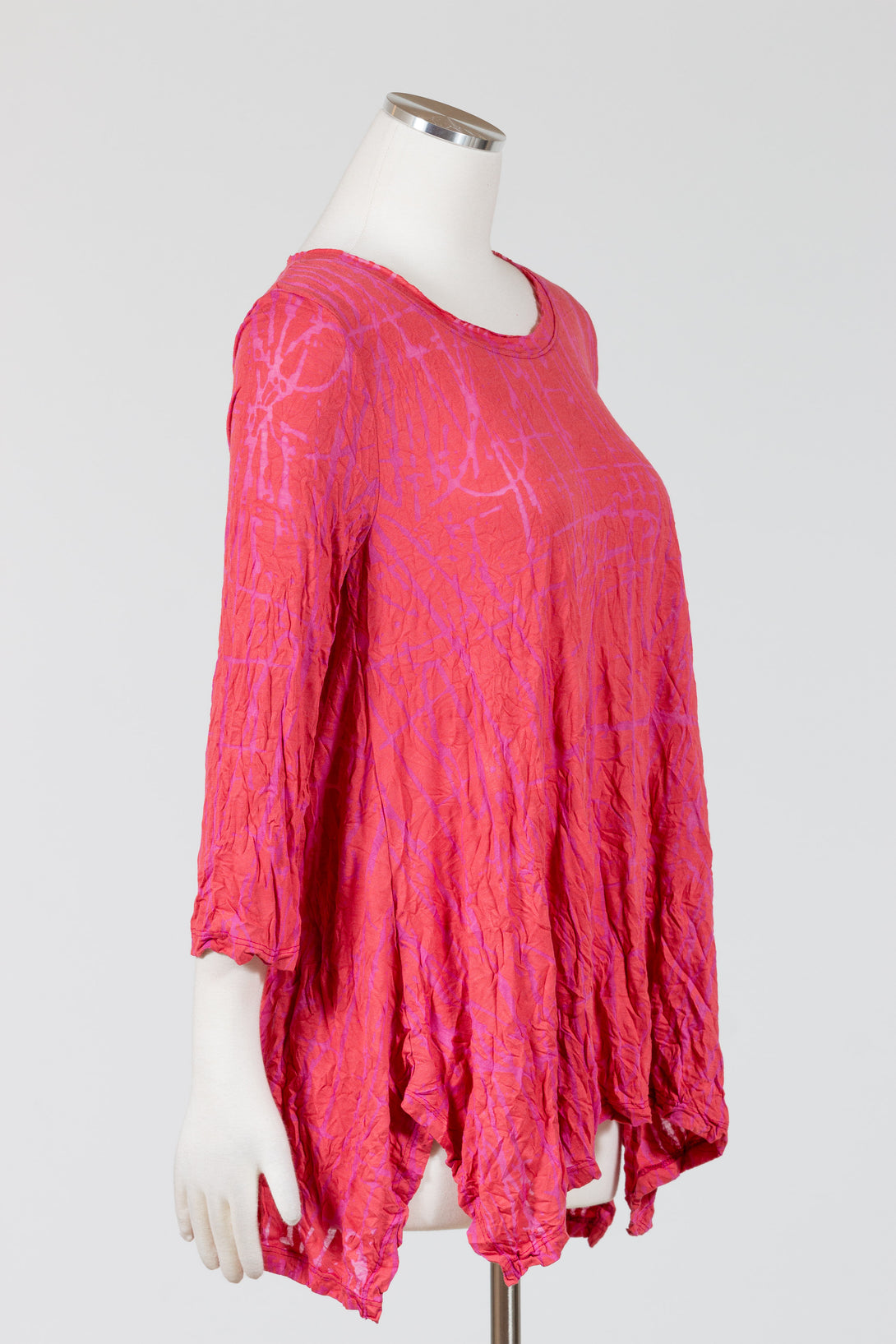 Chalet-Womens-Clothing-MacKenzie-Top-Shirt-Crinkle-Bamboo-Peony-Red