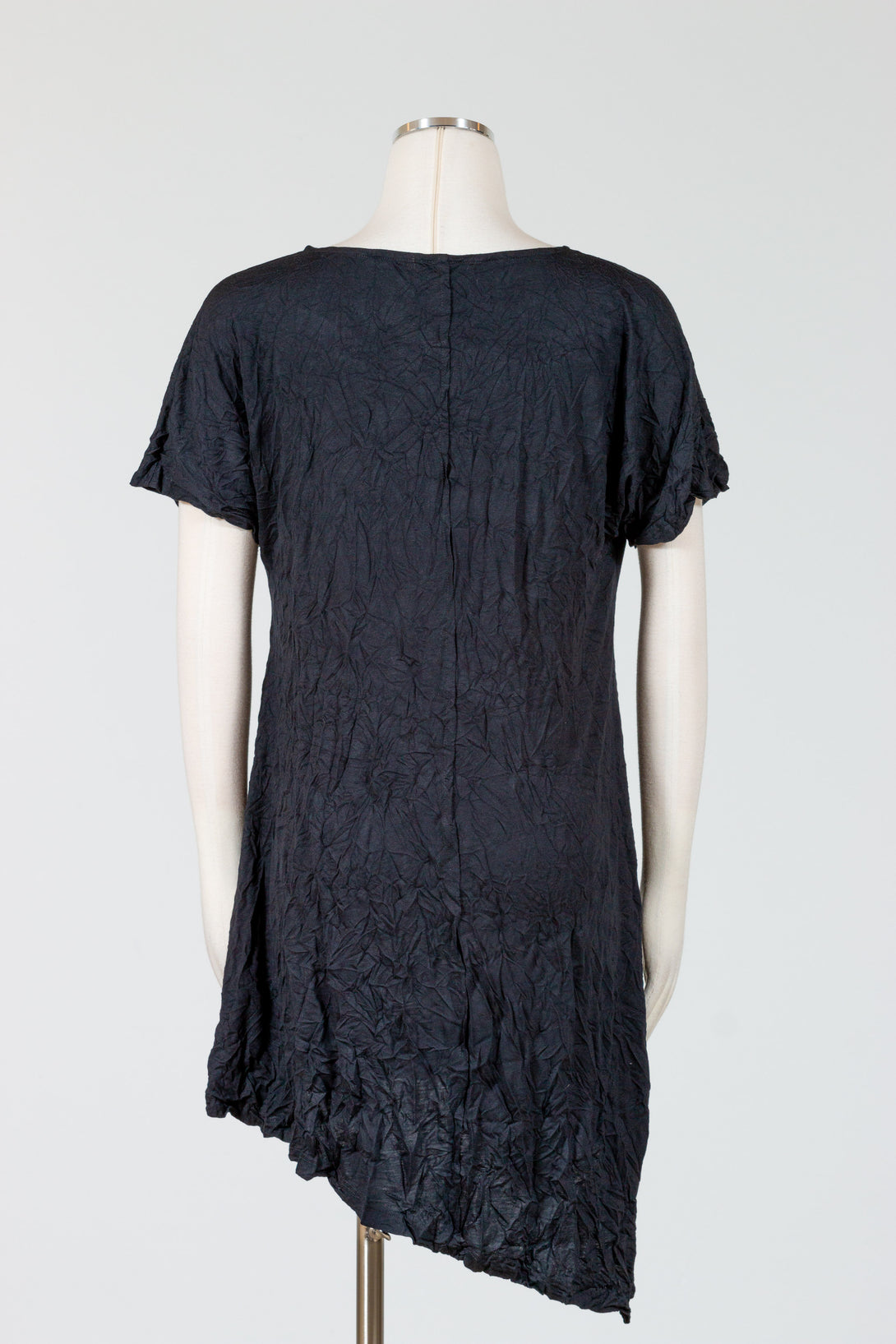 Chalet-Womens-Clothing-Dolly-Tunic-Top-Shirt-Bamboo-Crinkle-Black-