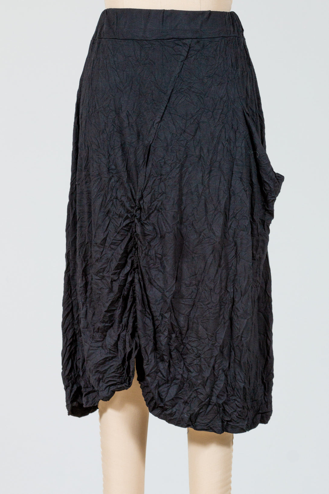 Chalet-Womens-Clothing-Marina-Skirt-Crinkle-Bamboo-Black