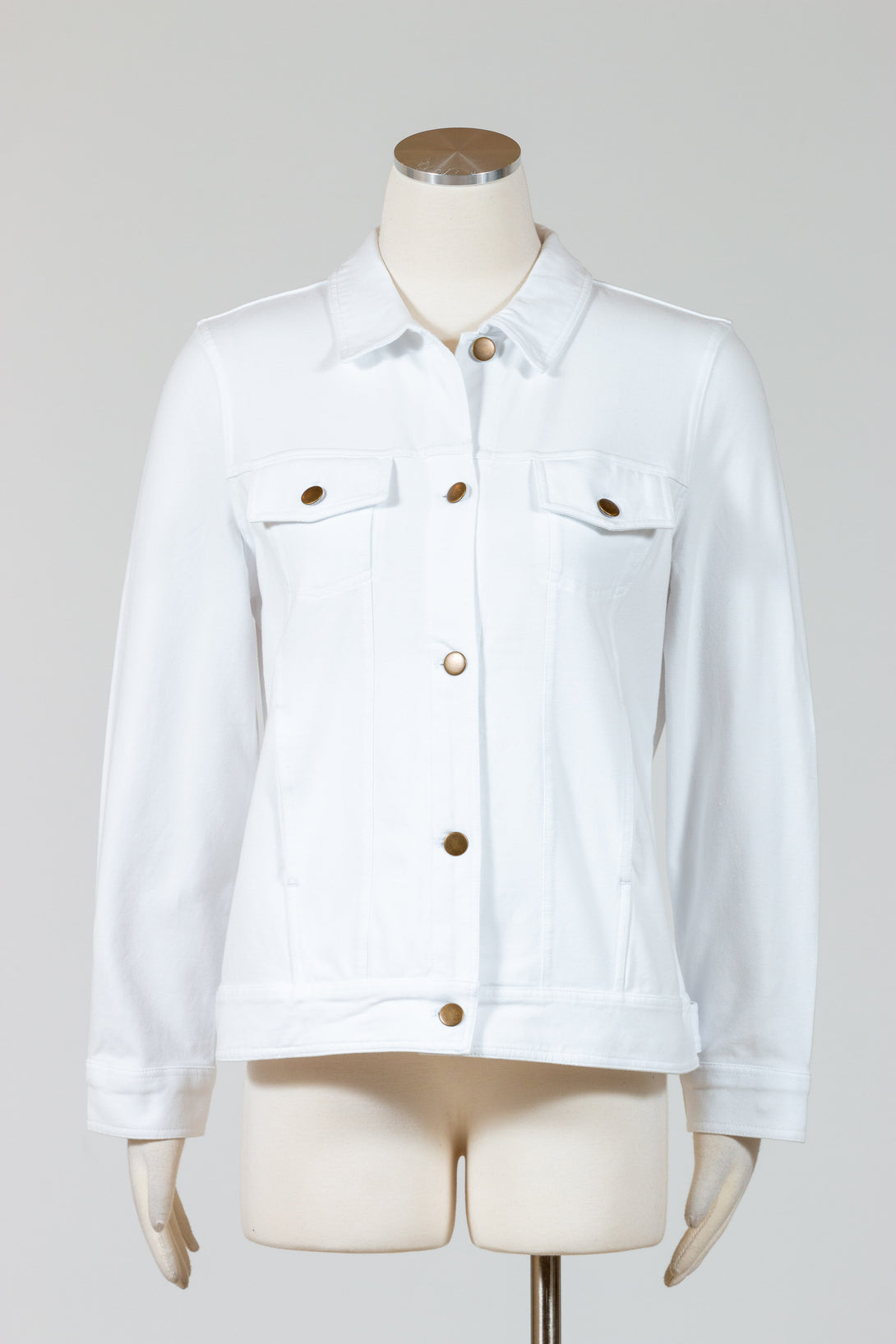 Habitat-Womens-Clothing-Cropped-SlimFit-Jacket-Jean-Soft-Comfortable-Cotton-White