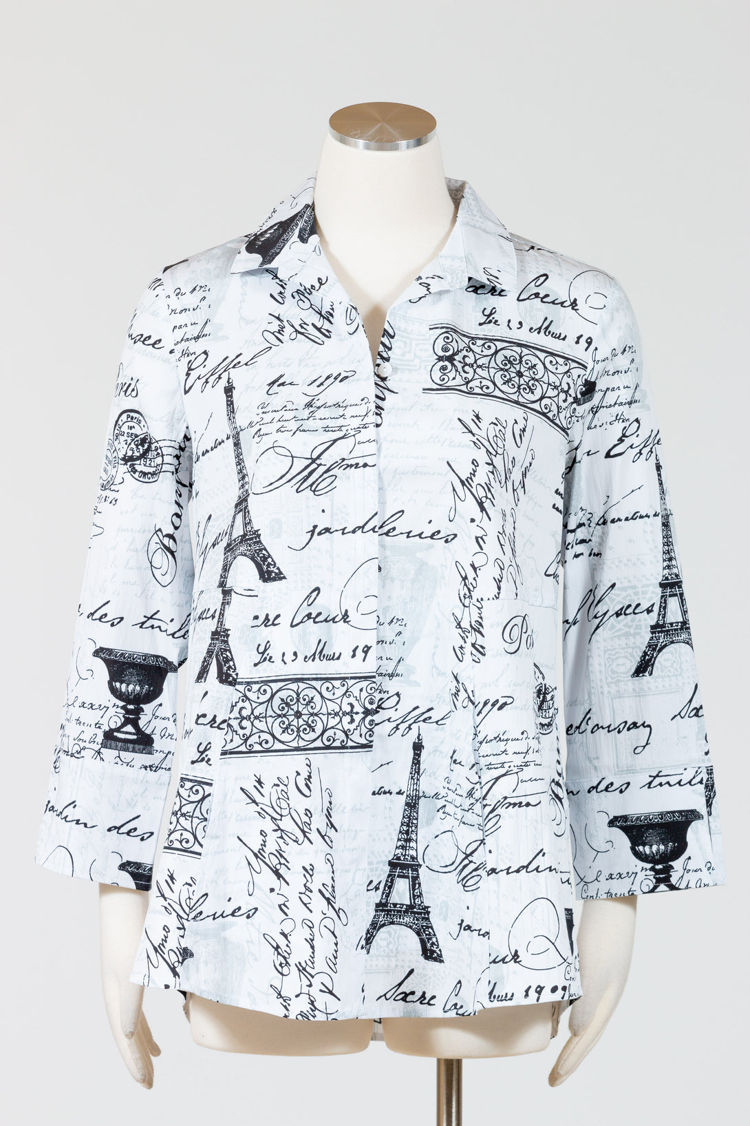 Habitat-Womens-Clothing-Shirt-Placket-Woven-Cotton-Paris-Print-White