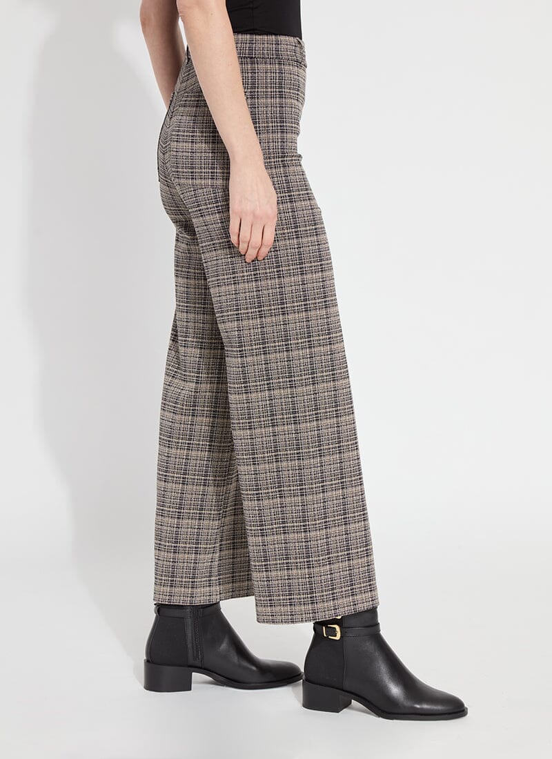 Erin Wide Leg Ponte Jacquard 