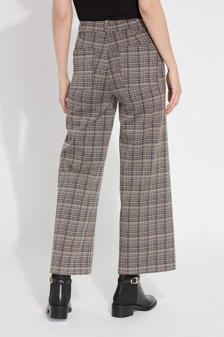 Erin Wide Leg Ponte Jacquard 