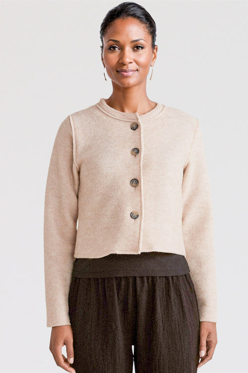 Cropped Asymmetric Cardi