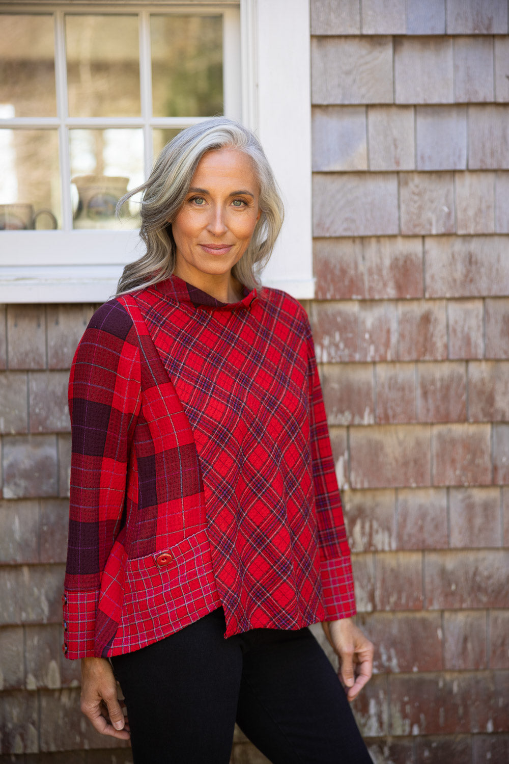 Habitat-Clothing-GirlGonePlaid-ButtonCuff-Top-Apple-Red-Plaid