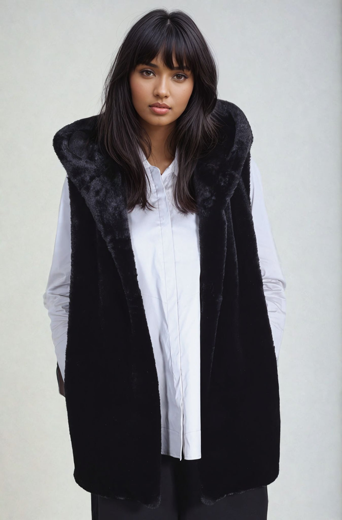 Capote Lola Hooded Vest