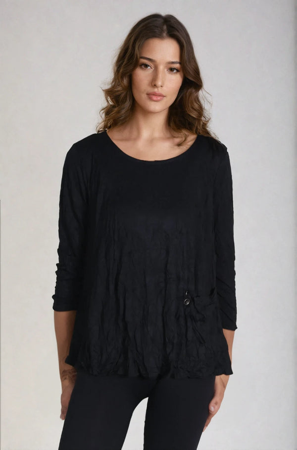 Chalet Gizel Top, Button Back