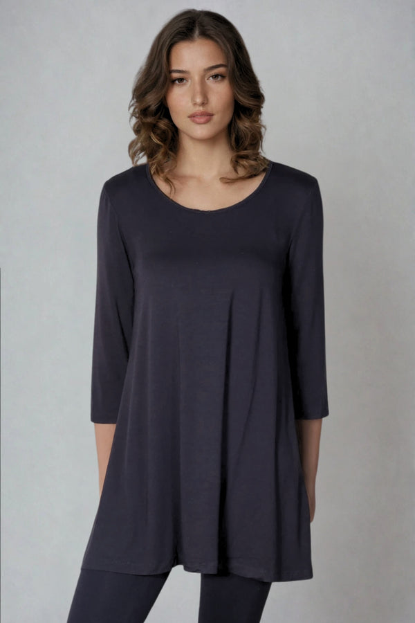 Chalet Basic 3/4 Sleeve Tunic (Modal)