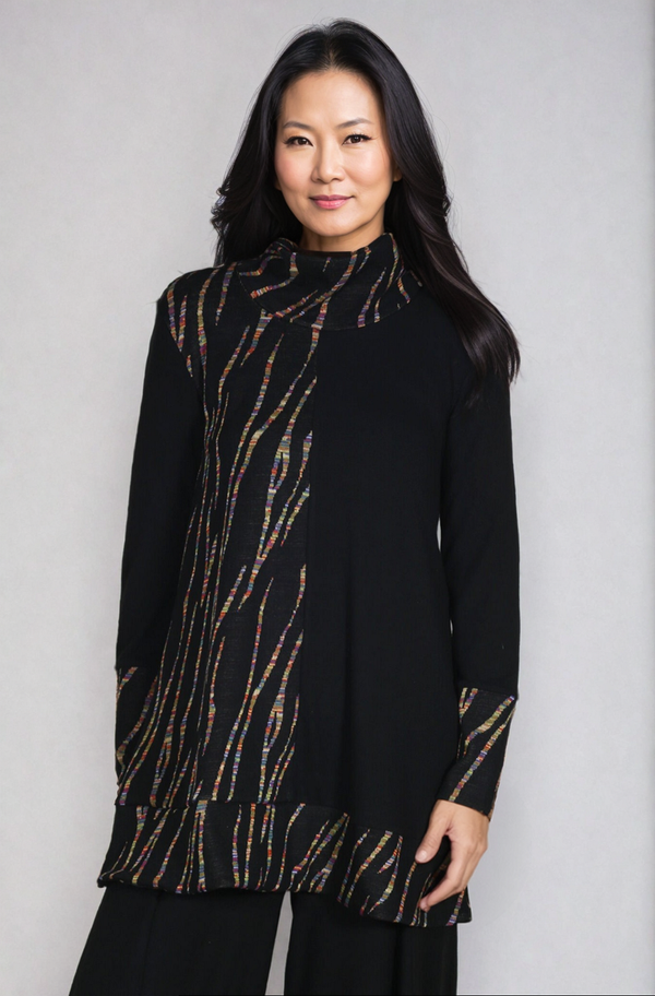 Kozan-Clothing-Sasha-Top-Cotton-Polyester-Spandex-Spectrum-Black-Pattern