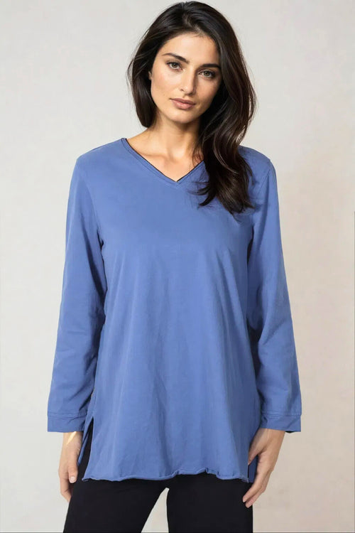 Long Sleeve V-Neck Top